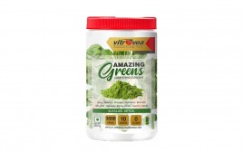 Vitrovea Whole Greens Powdered Mix Lime Flavor  Plastic Bottle  300 grams